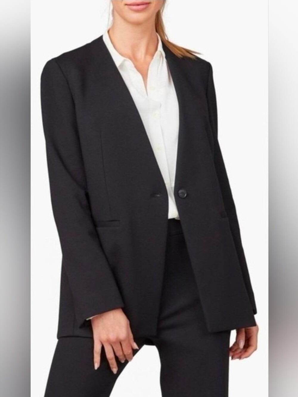 SPANX Black Ponte Blazer Jacket